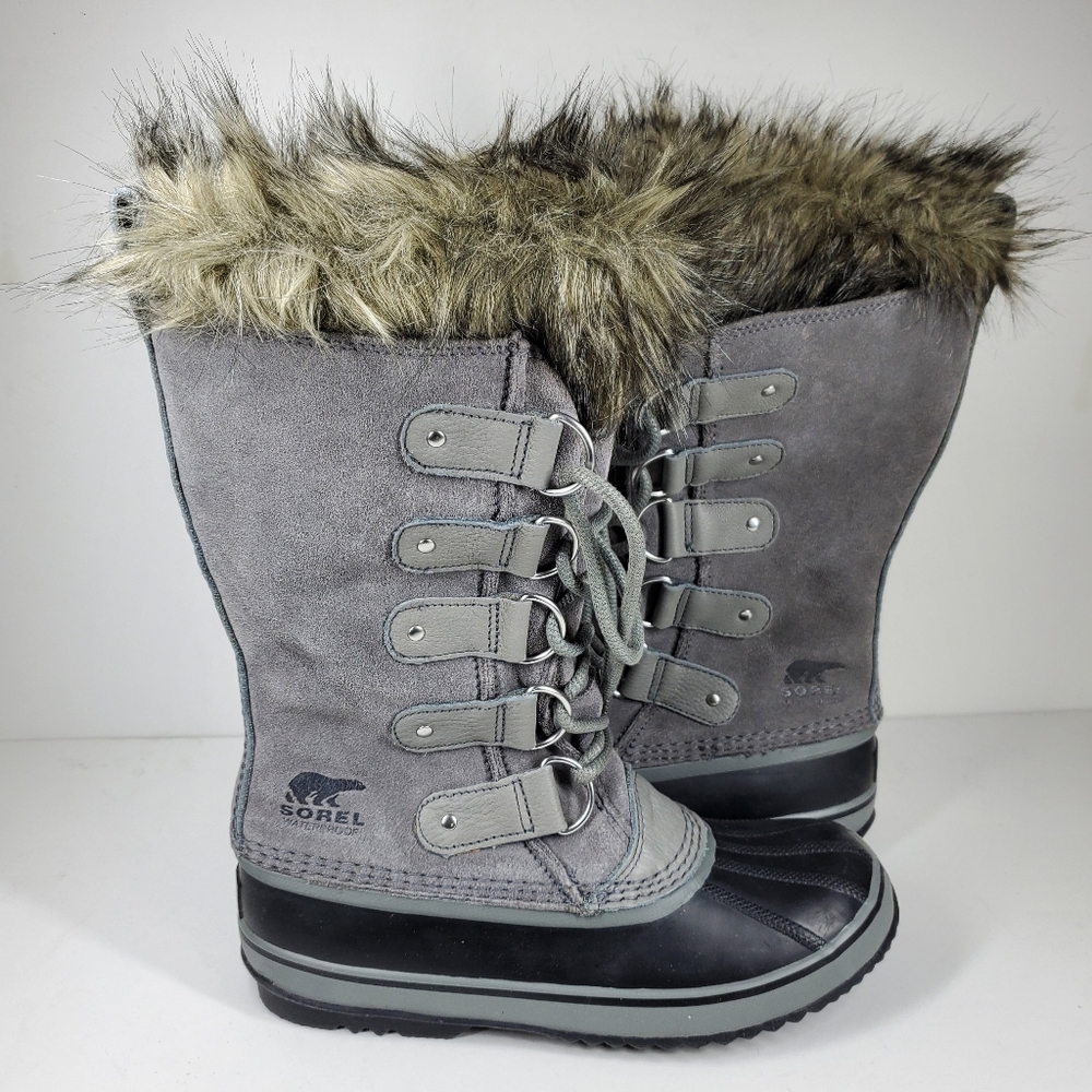 Sorel Gray and Black Winter Boots